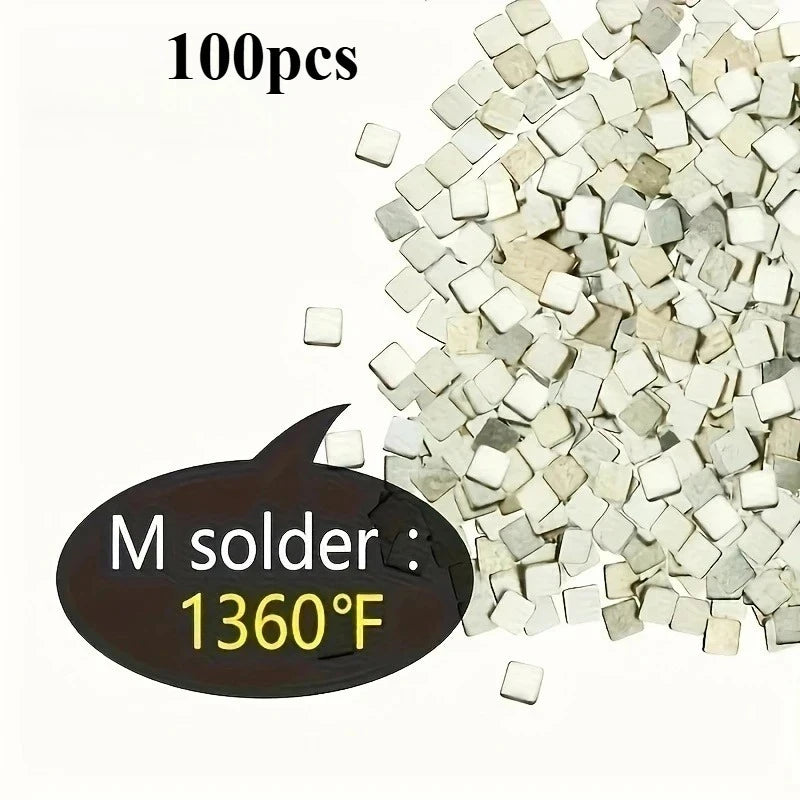 2*2mm Silver Solder Sheets - High/Medium/Low Temperature Options for DIY Jewelry Welding & Crafting