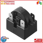 1pc Refrigerator PTC Starter Relay Replacement 1/3/4 Pins Compressor Overload Protector For Air Conditioner Compressors