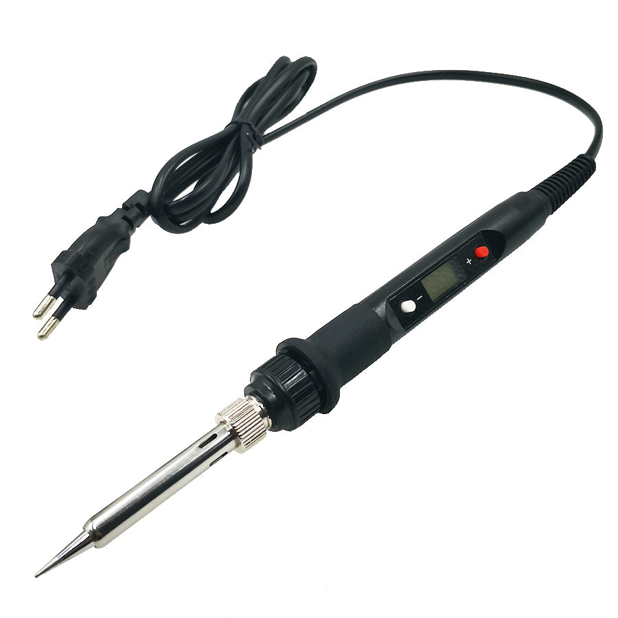 80W Digital Electric Soldering Iron Set Kit 220V 110V Temperature  Adjustable LCD Display Solder Welding Iron Tool Tips