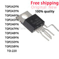 5PCS New TOP242YN TOP243YN TOP244YN TOP245YN TOP246YN TOP247YN TOP248YN TOP249YN TOP250YN TOP258YN TO-220 IC Chip In Stock