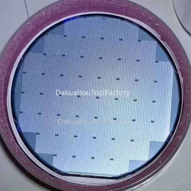 12 Inch CPU Wafer Silicon Science Technology Pendulum Piece Birthday Gift Photoetching Circuit Chip Semiconductor Silicon Wafer