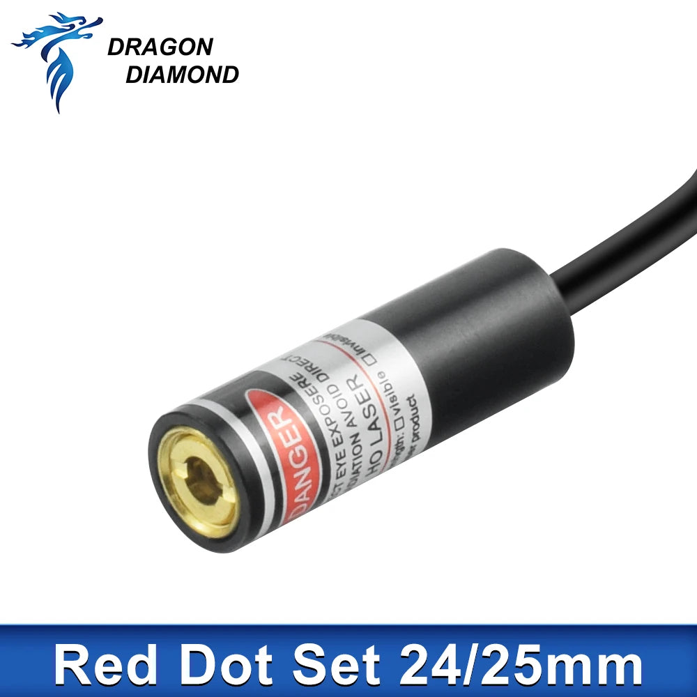 CO2 Diode Module Red Dot Set Positioning DC 5V Laser Engraver CO2 Laser Lens For DIY Co2 Laser Engraving Cutting Head