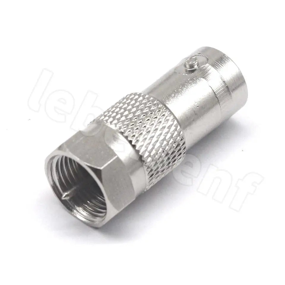 BNC to F TV female male straight connector F to BNC quick plug adapter coaxial connector