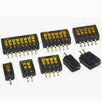 5Pcs 1.27mm Pitch Dip Switch SMD SMT Slide Type Switch 1/2/3/4/5/6/8 Position