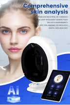 New 3D Facial Skin Analyzer Machine 15.6 inch Skin Analyzer Facial Machine 8 Light Spectrum Skin Analysis Scanner