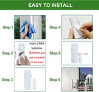 5pcs/10pcs Wireless Door Window Sensor Alarm 95db Anti-theft 433mhz Door Contact Detector Magnetic for Home Security Protection