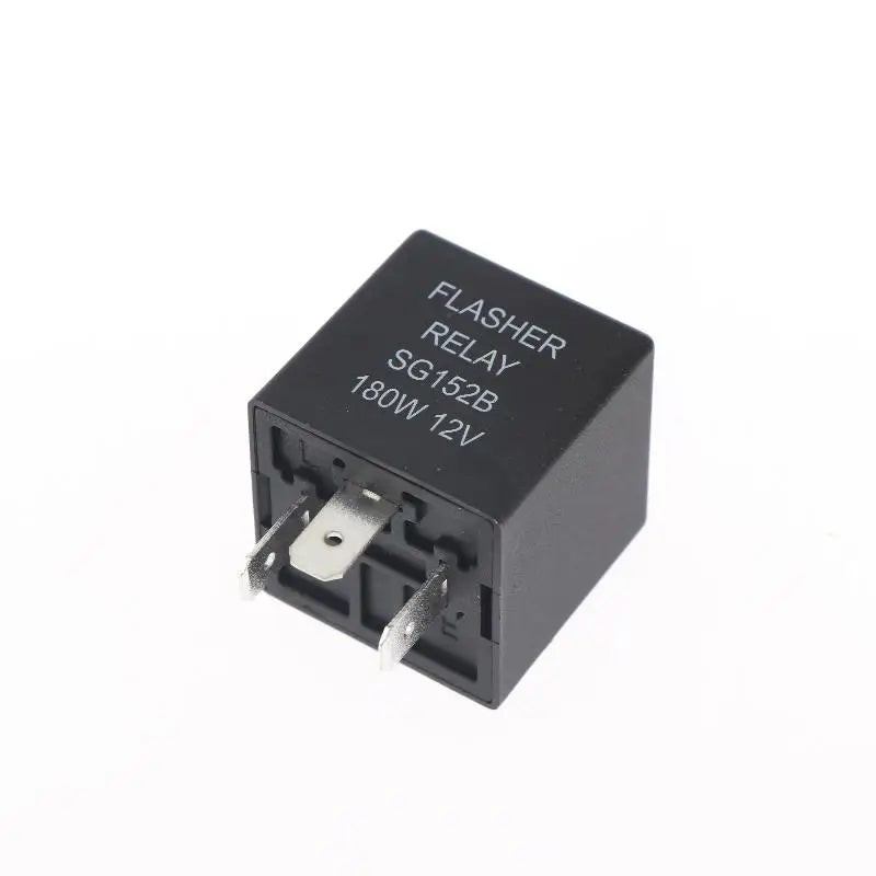 1 Set 12V 24V Car Motorcycle Steering Relay Car Flasher Relay For Turn Signal Lights 3Pin LED Flasher Relay With Socket