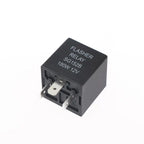 1 Set 12V 24V Car Motorcycle Steering Relay Car Flasher Relay For Turn Signal Lights 3Pin LED Flasher Relay With Socket