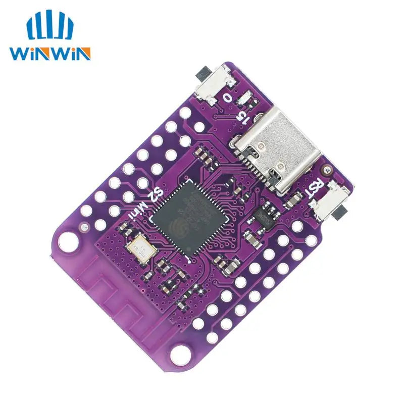 ESP32 S2 Mini V1.0.0 - LOLIN WIFI IOT Board based ESP32-S2FN4R2 ESP32-S2 4MB FLASH 2MB PSRAM MicroPython Arduino Compatible