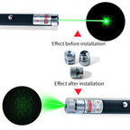 (Do not provide batteries) Green Red Laser Pointer Teaching Tool Pet Automatic Cat Toys Laser Focus Lazer Pen Combination