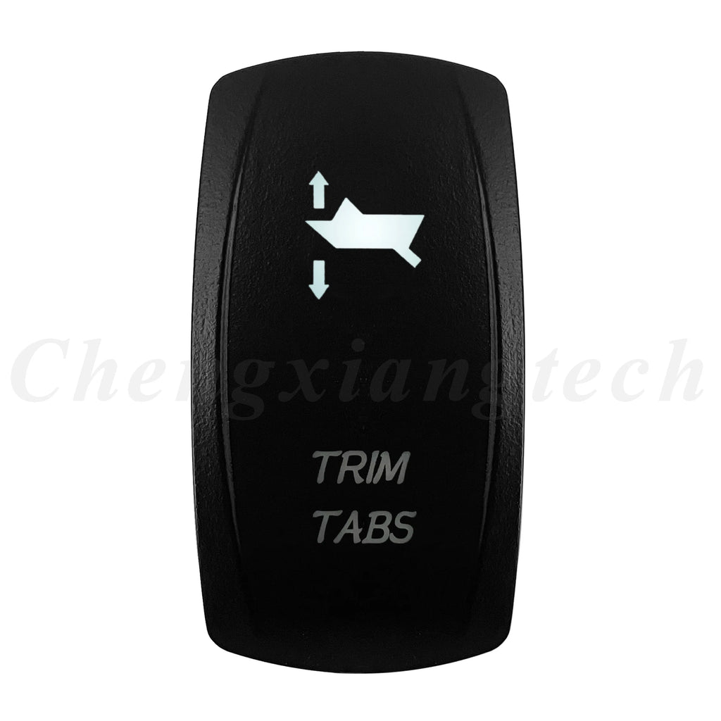 Marine 12V 24V White Led On Off Rocker Switch 5Pin SPST Momentary Switch DPDT ON OFF ON 3-Way for Car Boat Carling 4X4 Narva