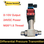 4-20mA  Water Differential Pressure Transmitter Sensor 0-0.05Mpa Full Stainless Steel G 1/2"