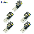 5/1PCS CH340C USB ESP8266 ESP-01 ESP01S Prog WIFI Downloader Module Developent Board for Arduino Programmer Adapter