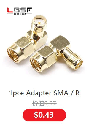 SMA to SMA Male Female RF Coaxial SMA Adapter Kit RF Coax Coupling Nut barrel Connector Converter For WIFI