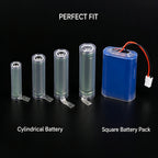 Clear PVC Of 18650 Battery Packs Heat Shrink Tube  30-300mmWidth,  Insulated Protection Film Wrap lithium Case  Sleeve