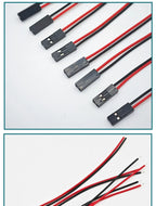 10/20pcs 2pin Dupont Cable 2P 2 Pin Female Jumper Connector Wire 2.54mm Pitch Length 10CM 20CM 30CM Single Head For 3D Printer