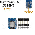 1-10PCS WeMos D1 Mini TYPE-C/Micro USB ESP8266 ESP-12F CH340G V2 Module WiFi D1 Mini Development Board 3.3V With Pin For Arduino
