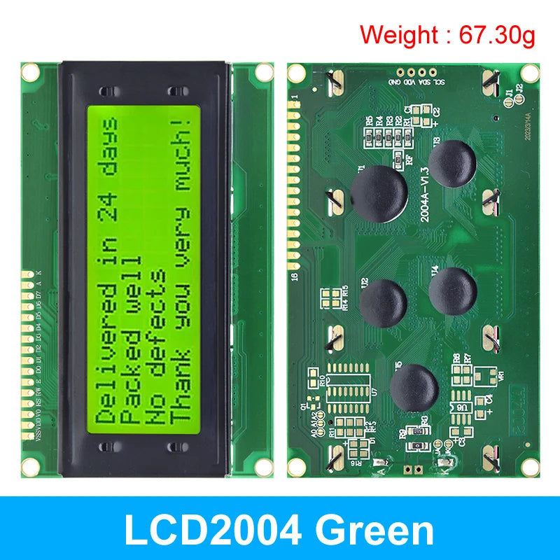 TZT LCD1602 LCD 1602 2004 12864 LCD Display Module Blue Green Screen 16x2 20X4 Character  HD44780 Controller