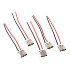 5pcs Type-C 2pin Soldered Female Base W/ Wire Typec Female Socket For Mobile Phone Charging Type -c Port Charging Interface Jack
