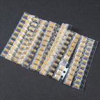 150PCS SMD A/B Case Tantalum Capacitor Assortment Kit 1uf-220uf 1UF 2.2UF 4.7UF 10UF 47UF Electronic Capacitor Set