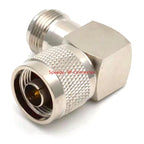1Pcs L16 N Male Plug To N Female Jack Connector 90° Degree Right Angle N Male To N Female RF Coaxial Free Shipping Brass