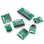 FPC FFC Adapter Board 6 8 10 12 20 24 26 30 34 40 50 60 80 Pin 0.5mm 1.0mm To 2.54mm Connector Straight Needle And Curved Pin