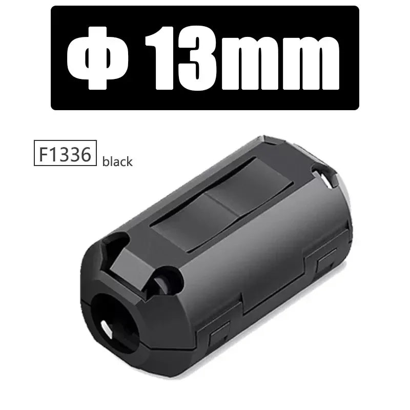 10Pcs High - Performance Ferrite Core Ring Choke 3.5/5/7/9/13/15mm Noise Suppressor for HDMI and Audio Cables Ferrite Bead Clamp