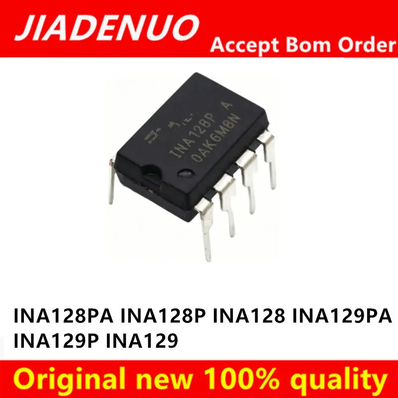 (1piece)100% New INA128P INA128PA INA128 INA129PA INA129P INA129 DIP8