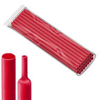 30.5cm/1ft Φ1.6mm to Φ64m 3:1 Ratio Heat Shrink Tubing 22pcs Dual Wall Adhesive Lined Shrinkable Wire Wrap Tube Waterproof Black