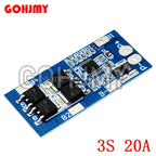 3S 6A 8A 10A 20A 25A 30A 40A 60A Li-ion Lithium Battery 18650 Charger PCB BMS Protection Board For Drill Motor Lipo Cell Module