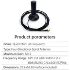 WITMOTION UM982 GNSS Receiver RTK Module ZED-F9P UM980 Sensor GPS BDS GLONASS /Galileo For High Accuracy Drones Positioning