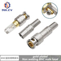 BNC JR-B25 Male Solderless BNC Connector for Security Cctv Camera System Wired Cctv Camera Security System Kit