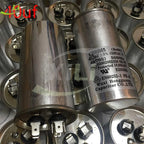 1PCS CBB65 RoHS 25UF 30UF 40UF 50UF 450VAC Air Conditioning Compressor Oil Immersion Capacitor 450V25UF 450V30UF 450V40UF 450V50