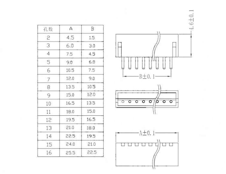 5 Sets JST ZH 1.5mm Micro Connectors 2/3/4/5/6/7/8/9/10/12 Pin with 100mm Pre-soldered Wires
