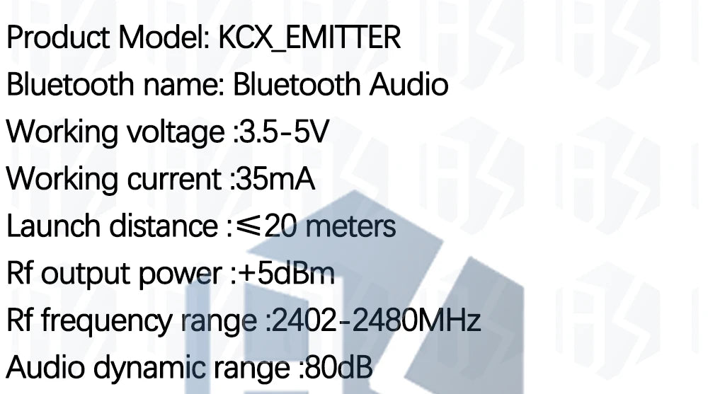 Bluetooth module 5.3 Audio transmitter module Stereo GFSK transceiver Earphone board Wireless speaker KCX_ BT_ EMITTER 5