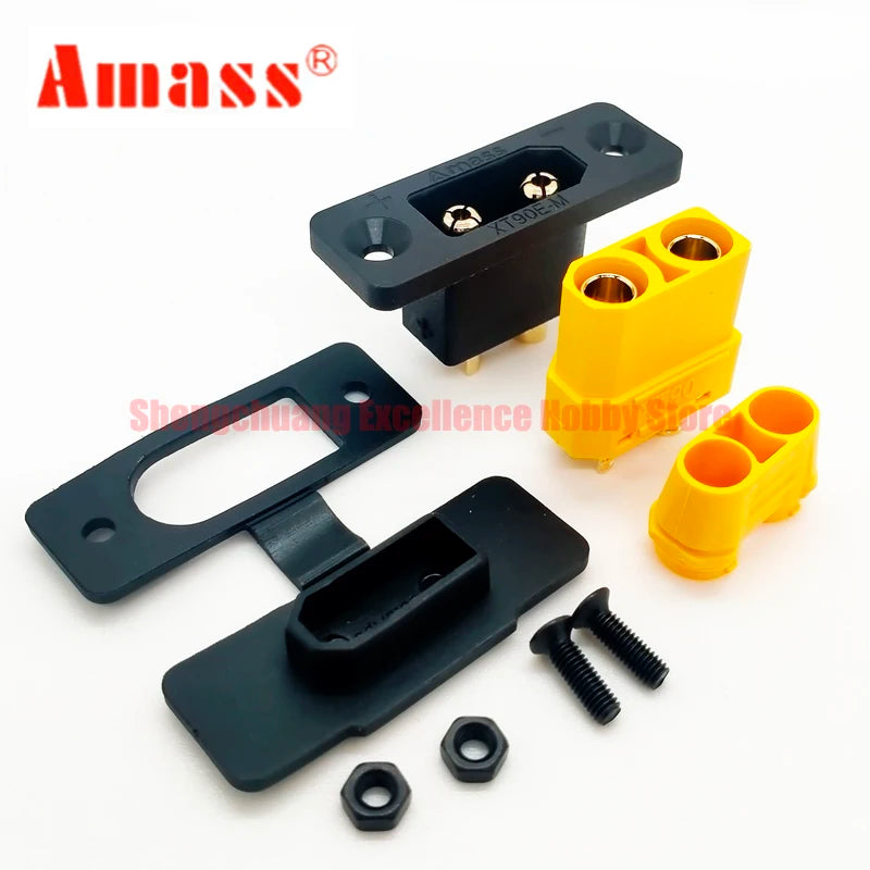 RC Model Amass XT90E-M Gold-plated Connector XT90 Male Plug XT90S Female Battery Connection for ESC Motor Aircraft Drone