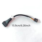 20Pin 19Pin USB 3.0 to 9Pin USB 2.0 Male and Female Motherboard Cable Adapter Cable 480Mbps Data Speed Computer Cable Connector