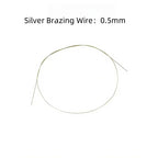 Silver Solder Wire Sheet High Medium Low Temperature for Jewelry Making Ring Bracelet Repair DIY Welding Kit