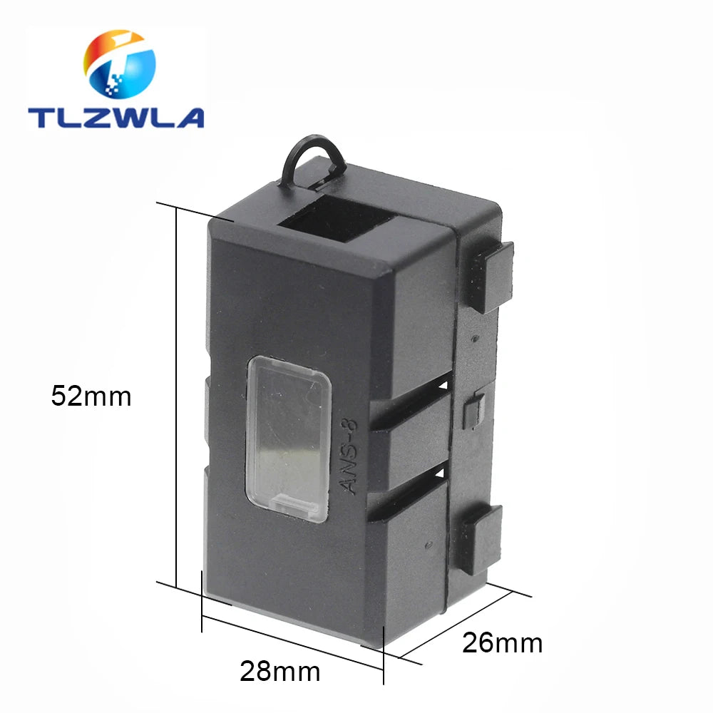 1Set ANS Trumpet Fork Plug Fuse 32V 40A 50A 60A 70A 80A 100A 125A 150A 200A Bolt Fixed Insurance Film + ANS-8 Safety Plate Base