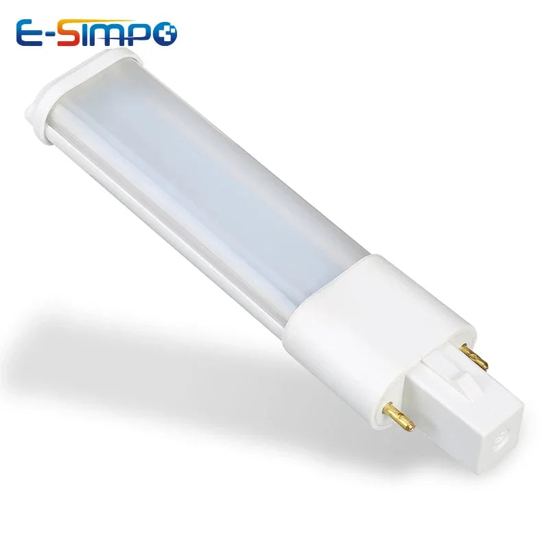 2Pcs 180degreeHorizontal Led G23 GX23 Bulb AC 220V 110V Ballast Bypass 5W 6W 7W Ceiling Fan Replacement Led PL LED Lamp