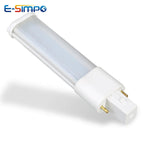 2Pcs 180degreeHorizontal Led G23 GX23 Bulb AC 220V 110V Ballast Bypass 5W 6W 7W Ceiling Fan Replacement Led PL LED Lamp