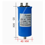 CBB65 full-automatic washing machine start capacitance 450V 8UF 10UF 11UF 12UF 13UF 14UF 15UF 16UF 20UF Single insert with screw