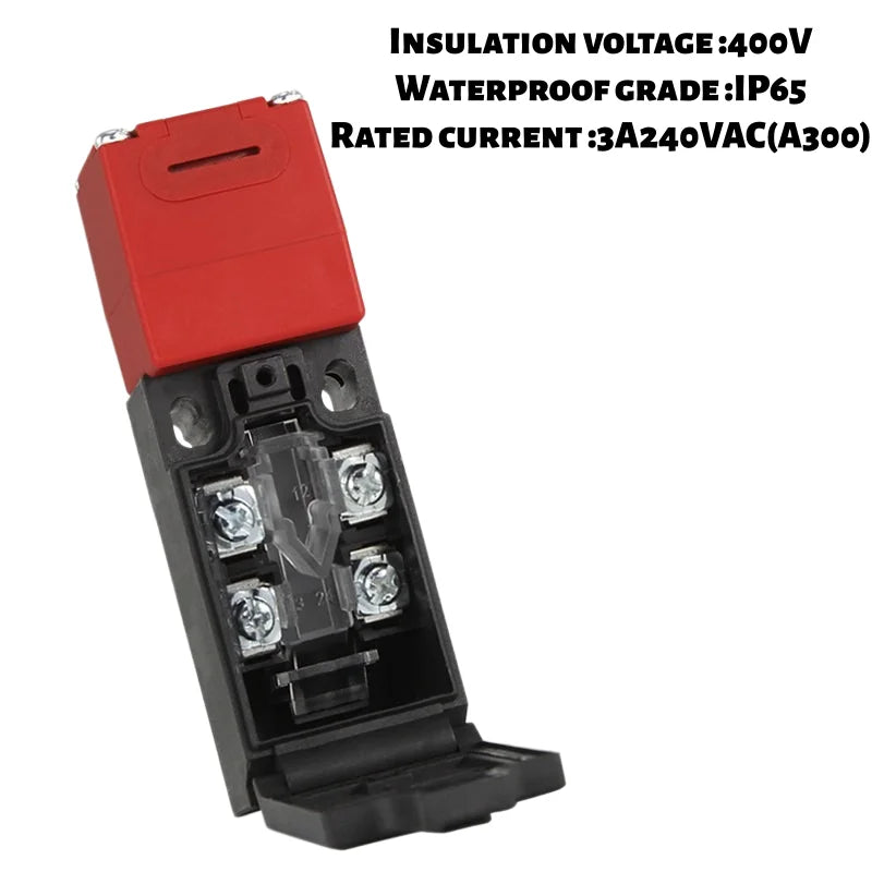 Safety Door Interlock Limit Switch CNTD CZ‑93CPM, plastic housing, IP65 waterproof, 10A 250VAC, 1NO1NC contact, for industrial m