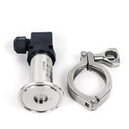 Food Industry Sanitary Diaphragm Pressure Transmitter Flat Film Quick Fit Anti-blocking Clamp 50.5mm Pressure Transducers