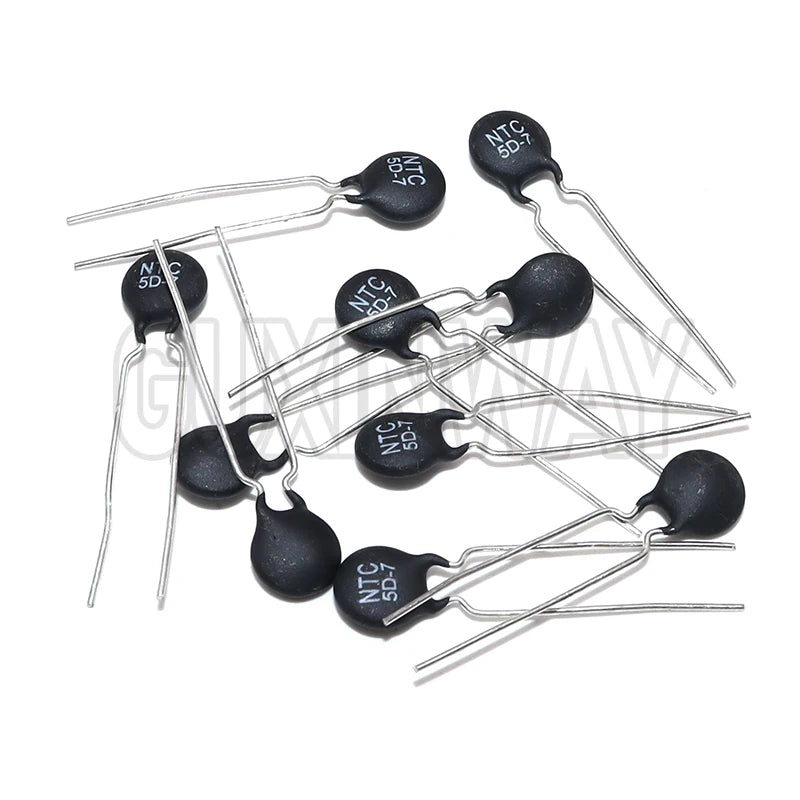 10Pcs Thermistor MF72 5D-15 NTC 5D-7 5D-5D 5D-9 5D-11 Thermal Resistor Temperature Sensor Resistance 5D15 5D11 5D5 5D7 5D9