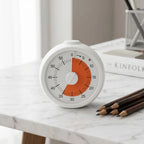 60 Minute Visual Timer Self Discipline Silent Operation Countdown Alarm Clock Square / Round Design Visualization