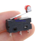 L69A New Normally Open Roller Lever Arm Close Limit Switch Micro KW12-3