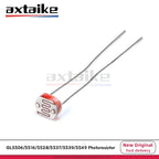 20PCS GL5506 GL5516 GL5528 GL5537 GL5539 GL5549 5mm Photoresistor Light-dependent Resistor LDR Light Detection Switch Sensor
