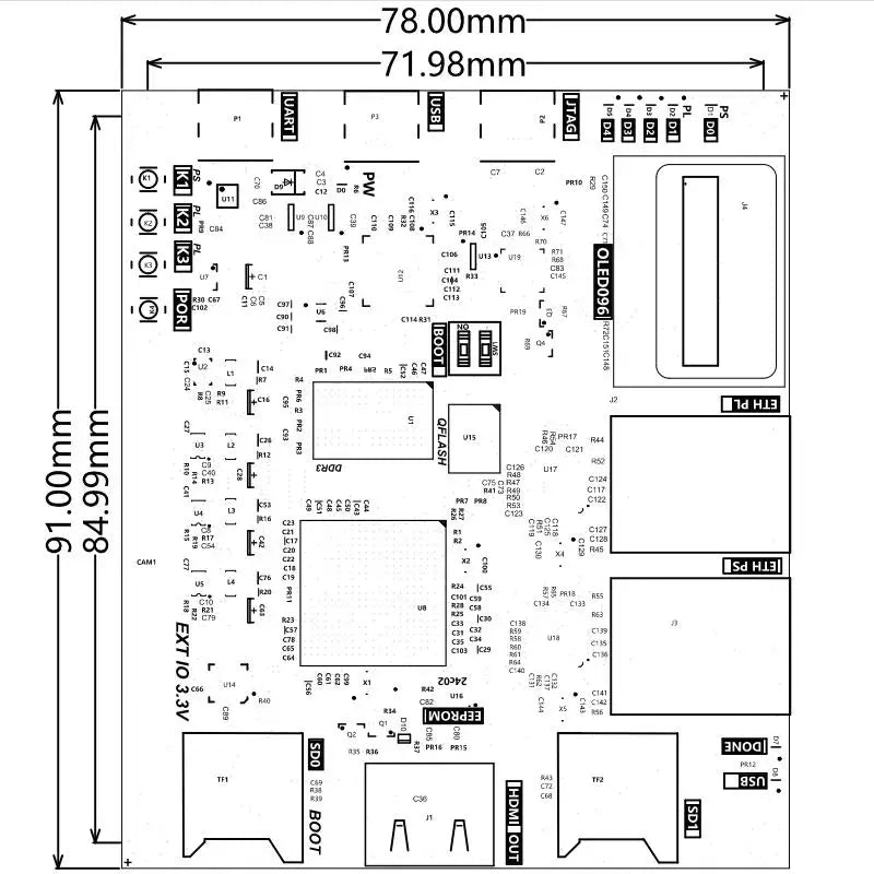 FPGA Development Board ZYNQ Development Board ZYNQ7010 7020