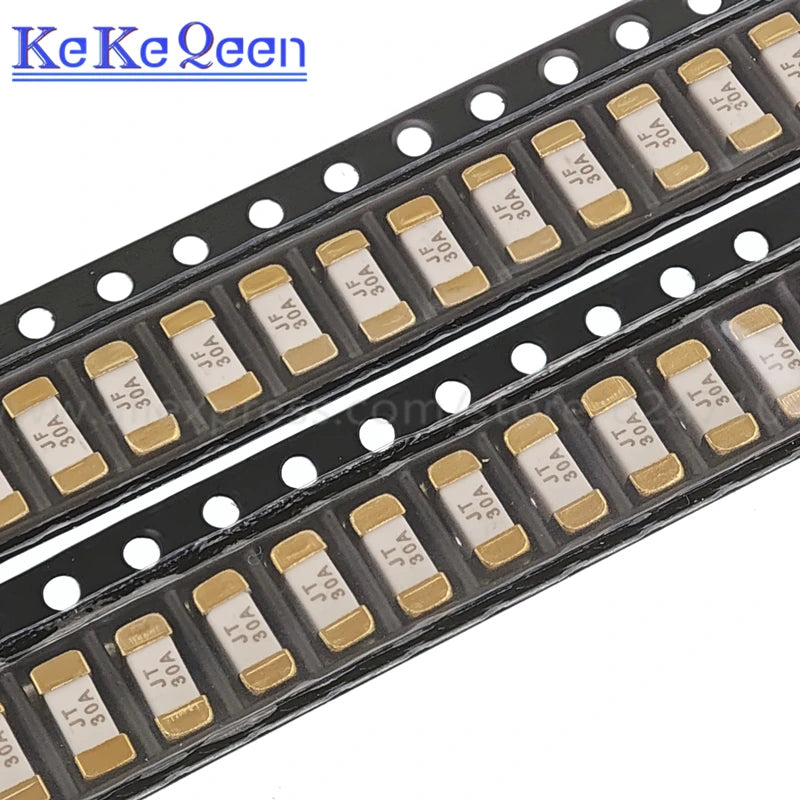20A 25A 30A 40A Ceramic Fuse 1808 2410 6125 6.1*2.5MM Surface Mount Fuses High Inrush 250VAC/125VDC Fast / Slow Blow Fuse